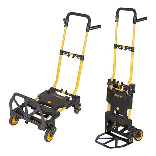 Stanley Jaune Chariot À Plateau Acier H89.2xl45xl78cm - Image 3