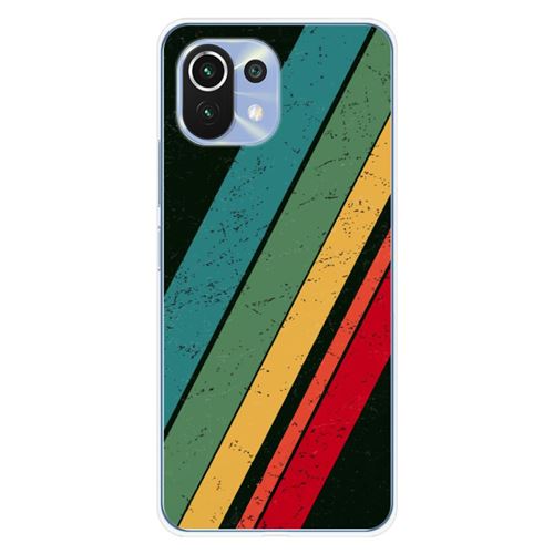 Coque en silicone imprimée compatible Xiaomi Mi 11 Grunge
