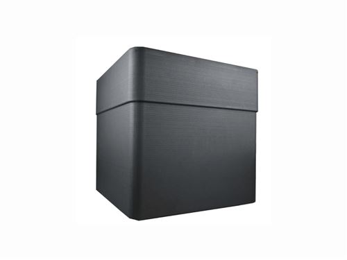 Non Communiqué Gris Pot De Fleur Carré Carel 39 X 39 X 39 Cm - Anthracite - Eda