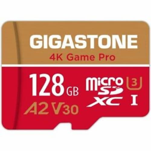 Carte Mémoire SD Gigastone Game Pro MicroSDXC A2 V30 128Go 100Mo/s UHS-I U3