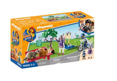 Playmobil 70918 Duck On Call Policière Animaux