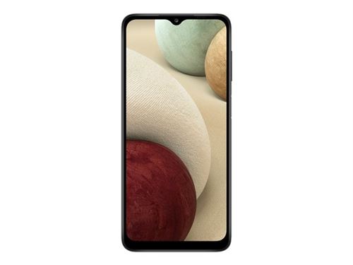 Samsung Galaxy A12 - 4G smartphone - double SIM - RAM 4 Go / Mémoire interne 64 Go - microSD slot - Écran LCD - 6.5 - 1600 x 720 pixels - 4x caméras arrière 48 MP, 5 MP, 2 MP, 2 MP - front camera 8 MP - Telekom - noir