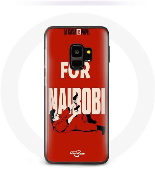 Coque pour Samsung S9 plus La casa de papel Nairobi dessin Maniacase