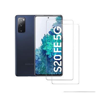 Lot de 2 verres trempés Pour Samsung Galaxy S20 FE .Vitre protection d'écran Transparent Anti Rayures Résistant 9H - 1