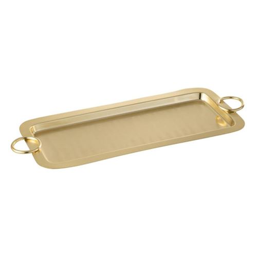 GENERIQUE - Plateau de Service - Mile - 42cm - Or - Image 3