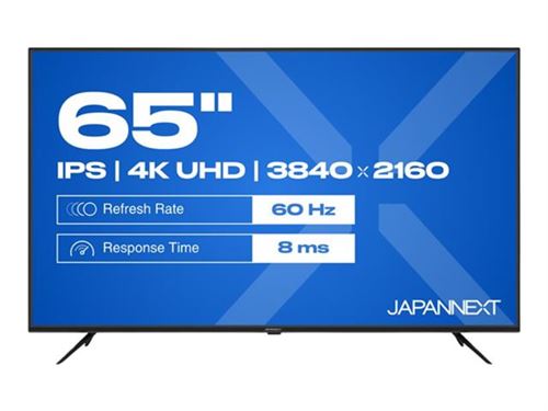JAPANNEXT JN IPS650UHD60F Classe de diagonale 65 écran LCD rétro éclairé par LED 3840 x 2160 HDR LED à éclairage direct