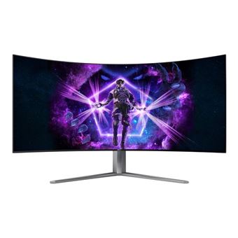 AOC AGON PRO AG456UCZD - Moniteur OLED - jeux - incurvé - 45" - 3440 x 1440 WQHD @ 240 Hz - 1200:1 - 0.03 ms - HDMI, DisplayPort, USB-C - haut-parleurs - noir texturé