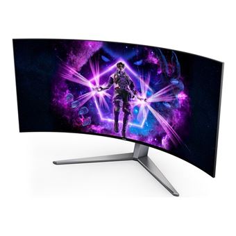 AOC AGON PRO AG456UCZD - Moniteur OLED - jeux - incurvé - 45" - 3440 x 1440 WQHD @ 240 Hz - 1200:1 - 0.03 ms - HDMI, DisplayPort, USB-C - haut-parleurs - noir texturé