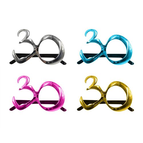 monture lunettes anniversaire 30 ans couleur métal - Modèle aléatoire - LUNAM03