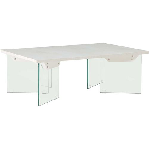 Venture Home Blanc Table Basse Rectangulaire - Image 2