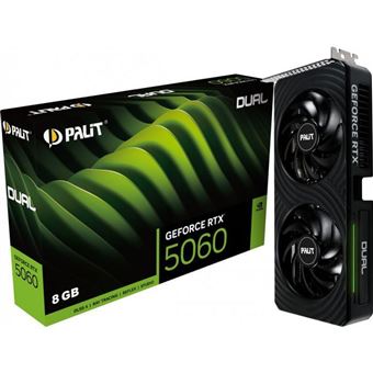 PALIT - Carte graphique - GeForce RTX 5060 - Dual - 8 Go - 1