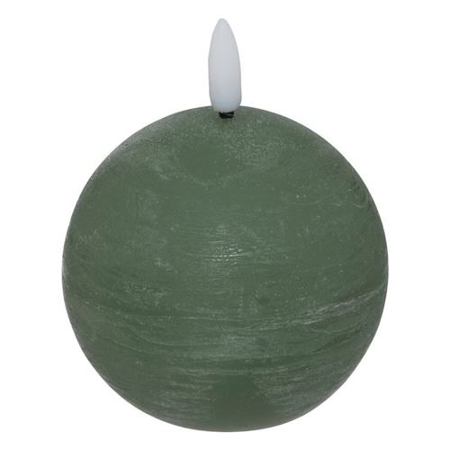 Non Communiqué Vert Atmosphera Créateur D'intérieur - Bougie Boule À Led "Molia" 12Cm
