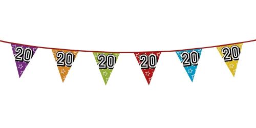 Boland Ligne drapeau holographique 20 ans 8 mètres