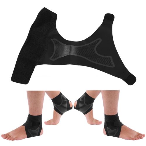 Attache de stabilisation de la cheville avec sangle respirante pour faire du sport et faire de l'équitation (L 1 paire)