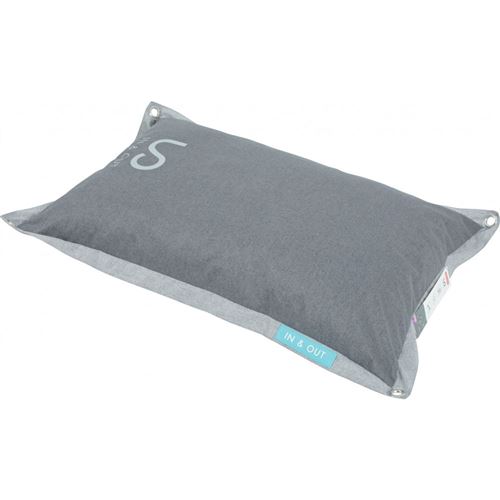 Meilleurs prix pour Coussin IN & OUT 75 x 55 x16 cm couleur gris pour chien