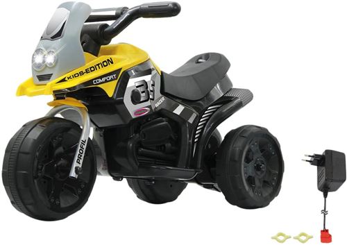 Moto Electrique Bebe Enfant A 3 Roues Fille Jaune Vehicule Electrique Pour Enfant Achat Prix Fnac