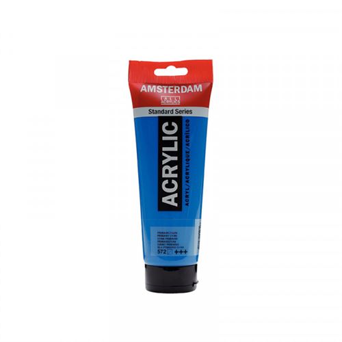 Tube peinture acrylique - Cyan primaire - 250 ml - Amsterdam Royal Talens