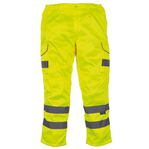 Yoko - Pantalon cargo haute visibilité (Lot de 2) (46 FR Régulier) (Jaune) - UTRW6887
