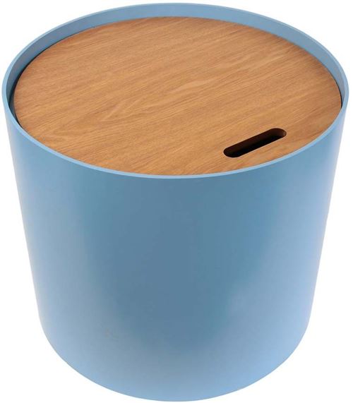 The Home Deco Factory - Table basse moderne avec coffre intégré Bleu
