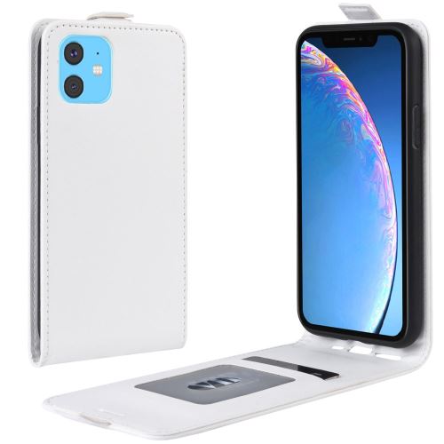 Etui en PU retournement vertical blanc pour votre Apple iPhone 6.1 pouces (2019)
