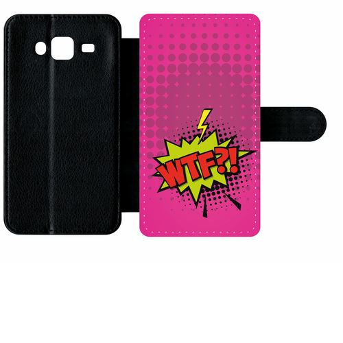 Etui À Rabat Samsung Galaxy J5 Wtf Fond Rose