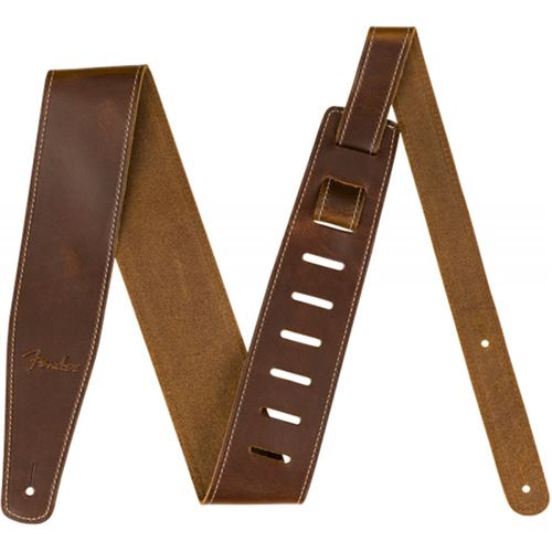 Fender Broken-In Leather Strap - Fauve - Image 3