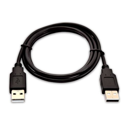 v7 cable usb a male noir 2m 100 cuivre noir