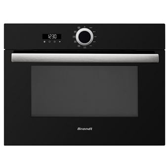 Brandt BKS5132X - Four micro-ondes monofonction - intégrable - 40 litres - 1000 Watt - acier inoxydable