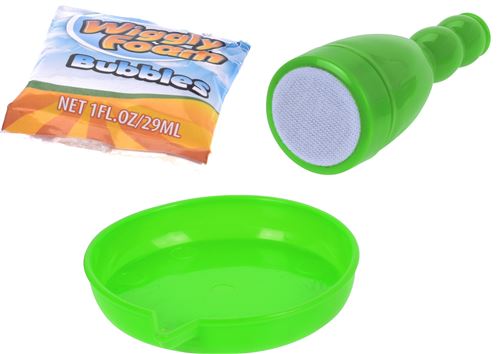 Free and Easy set souffleur de bulles d'air en 3 parties vert