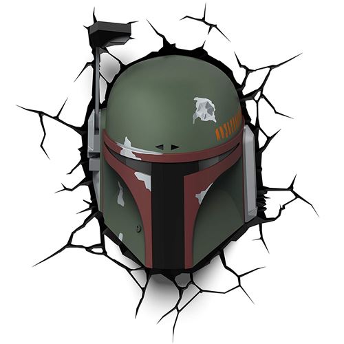 3d Light FX 3dfx-02059 Star Wars EP7 Boba Fett Lampe LED avec minuteur, plastique, multicolore, 27 x 14,5 x 32 cm