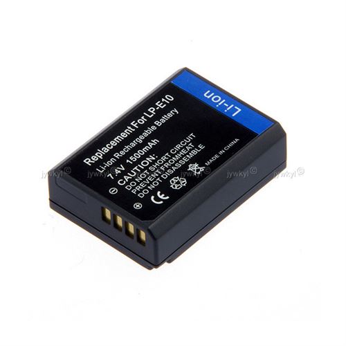 Batterie 1500mAh LP-E10 pour Canon EOS EOS 1100D