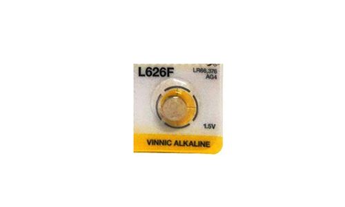 Pile bouton alcaline LR66 LR626 376 1,5V vinnic