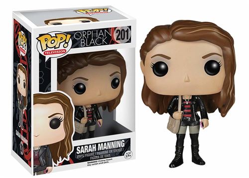 Orpheline noire Sarah Manning Pop ! Figurine en vinyle + Protecteur de Pop