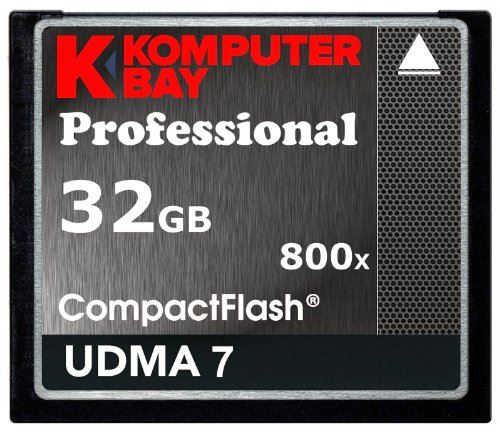 Komputerbay 32GB Professionnel Compact Flash carte 800X CF 120MB/s Vitesse Extrême UDMA 7 RAW