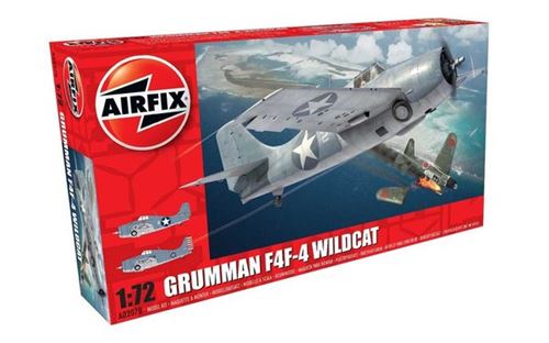 Airfix Grumman F4F-4 Wildcat VMF-223 US Marine Corps VF-6 - 1:72 Kit Modèle - Image 3
