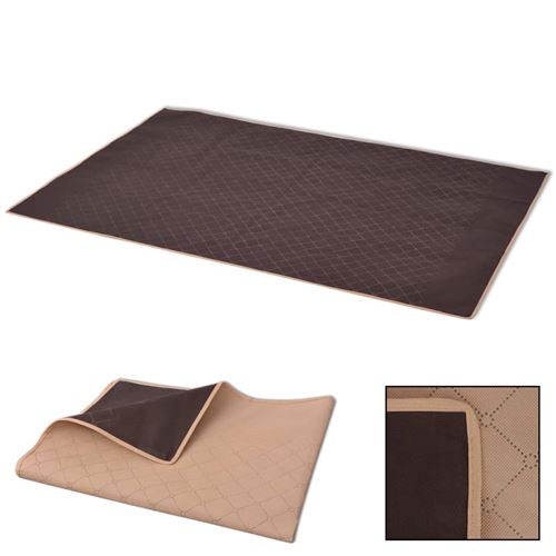 vidaXL Picknickkleed 150x200 cm beige en bruin