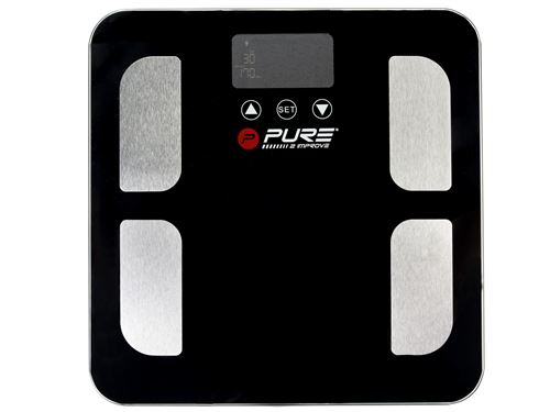 Pure2Improve Pèse avec mesure de la graisse 35 cm noir / argent