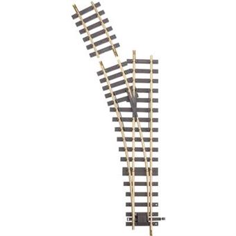 HO Code 100] : Aiguillage courbe gauche, rayon large [Insulfrog] - PECO SL-87 - Paris Modélisme