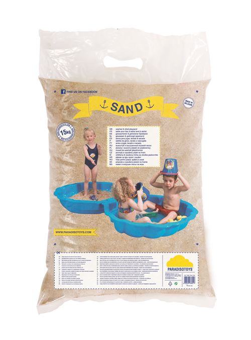 Paradiso Toys bac à sable coquilles 102 x 88 cm bleu 2-pièces - Autres jeux  d'éveil - Achat & prix