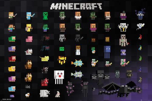 Minecraft Maxi Poster 61 x 91,5 cm Pixel Sprites