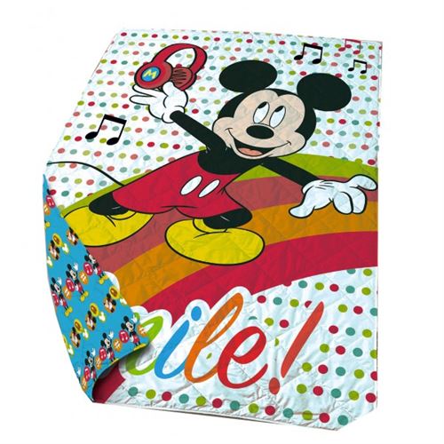 Mickey Smile - Couette imprimée Enfant - Couvre lit