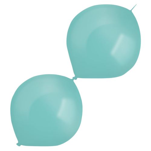 Amscan ballons pendules perle 30 cm latex turquoise 50 pièces