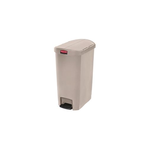 Poubelle 50L pdale latrale - Slim Jim, beige