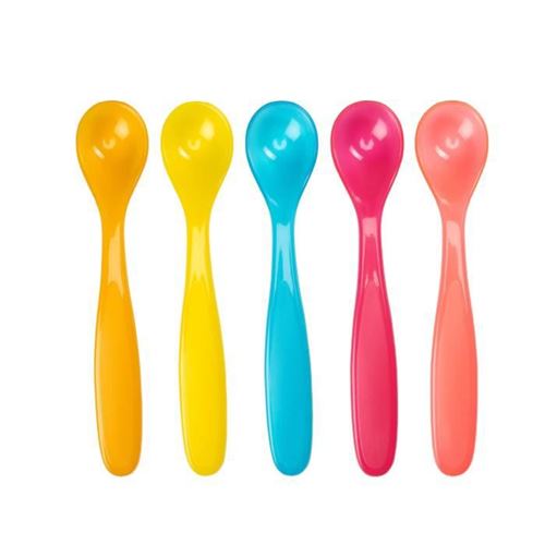 BADABULLE Cuilleres Souples et Douces - Fun colors