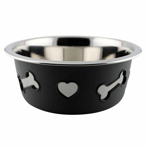 Weatherbeeta - Bol anti-dérapant - Chien (21 cm) (Gris foncé) - UTWB1329