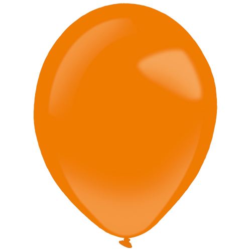 Amscan ballons 28 cm en latex orange 50 pièces