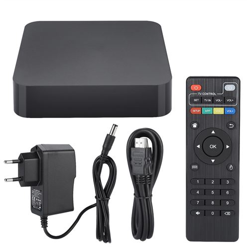 Smart TV Box Décodeur WIFI TV Box Set-Top Box Lecteur multimédia HDMI pour MXQ-PRO-H3-1 + 8G