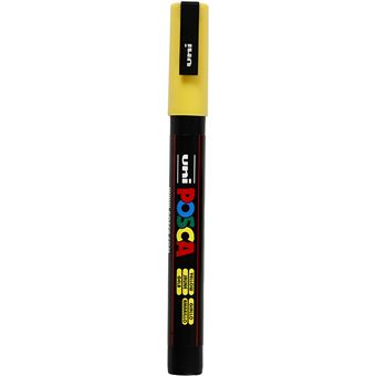 POSCA PC3M PTE FINE JAUNE