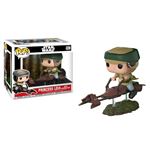 FUNKO - Funko Figurine Princesse Leia Skywalker avec Moto Speeder -