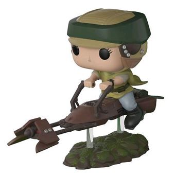 FUNKO - Funko Figurine Princesse Leia Skywalker avec Moto Speeder -